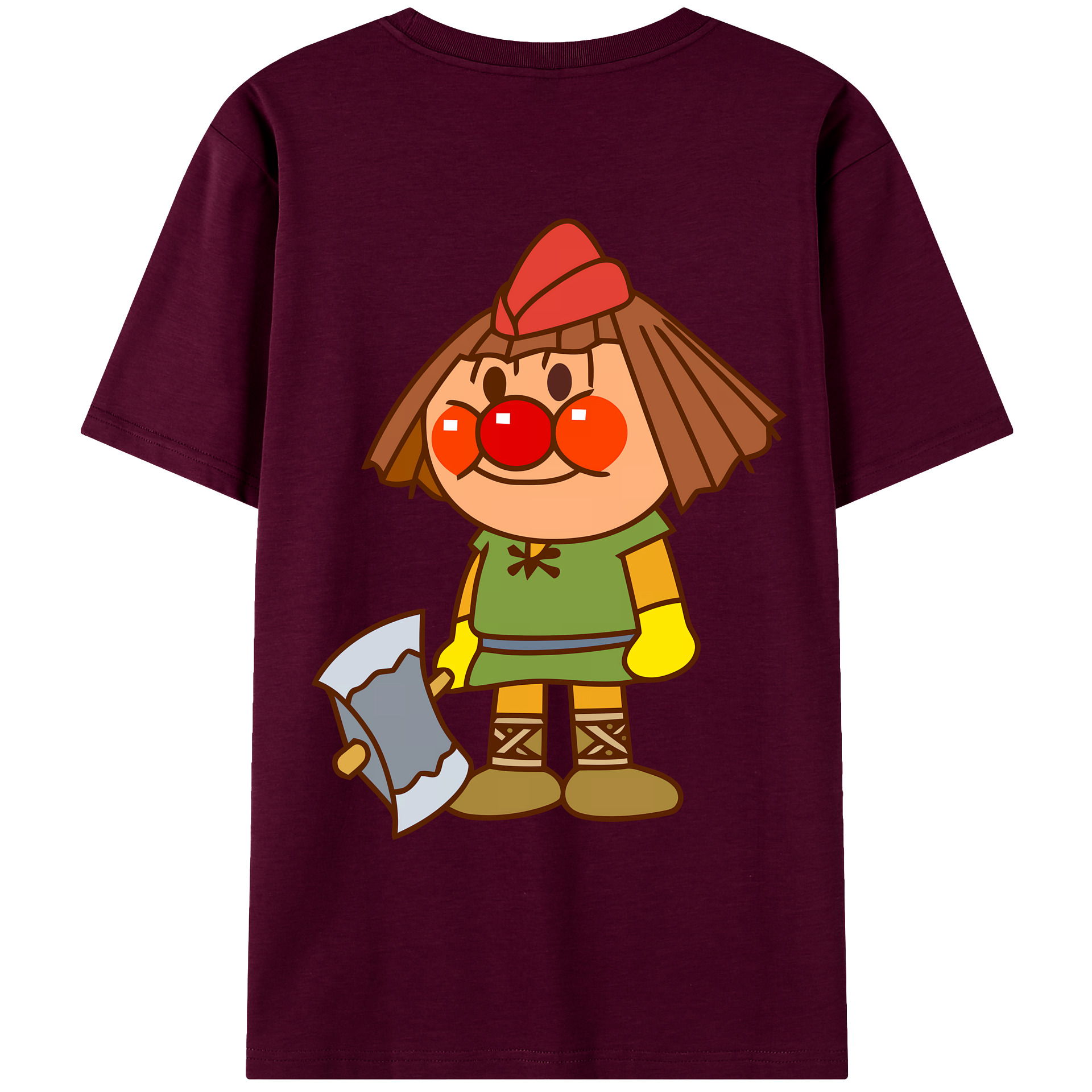 （画像用） アンパンマン Anpanman レディース半袖Tシャツ(バックプリント)